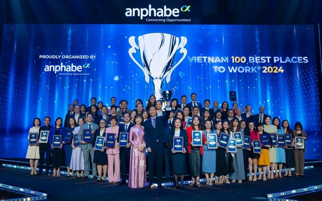 Anphabe công bố kết quả BXH 100 Nơi Làm Việc Tốt Nhất Việt Nam® 2024