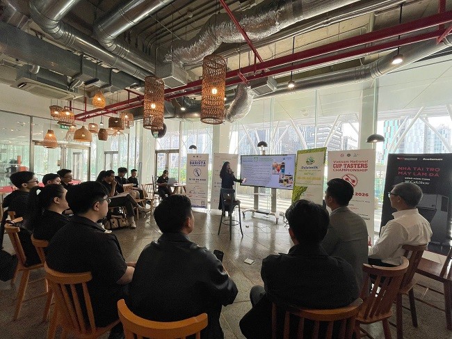 Workshop mở màn chuỗi giải đấu Barista tại Cafe Show & Tea Show Vietnam 2026