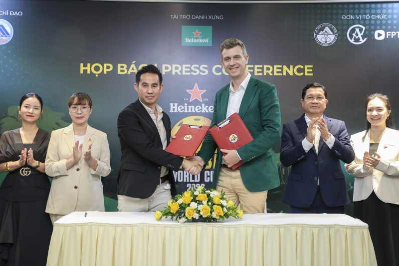 Heineken trở thành nhà tài trợ lớn nhất giải Pickleball World Cup 2026