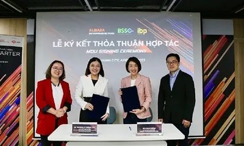 Khởi động JumpStarter 2023 và kí kết hợp tác giữa quỹ Alibaba Entrepreneurs Fund, IBP và BSSC