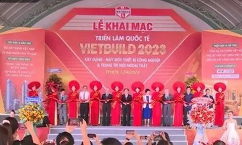 Gần 1000 gian hàng tham gia Triển lãm Quốc tế VIETBUILD 2023 lần thứ 1 tại TP Hồ Chí Minh