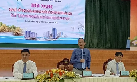 Huyện Bình Chánh tổ chức Hội nghị gặp gỡ, đối thoại giữa lãnh đạo huyện với doanh nghiệp năm 2023