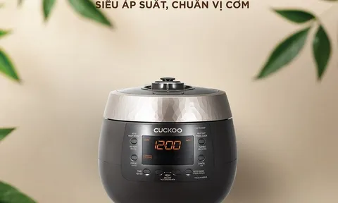 Nấu nhanh, nấu ngon, vẹn toàn dinh dưỡng với nồi cơm điện Cuckoo