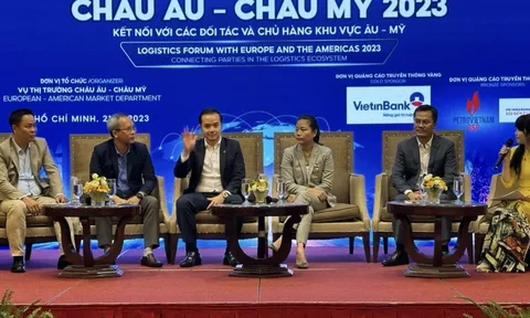 Tăng cường hợp tác quốc tế trong lĩnh vực cảng biển để tạo thuận lợi cho vận tải hàng hoá, mở rộng xuất khẩu tại Diễn đàn Logistics với khu vực châu Âu - châu Mỹ 2023