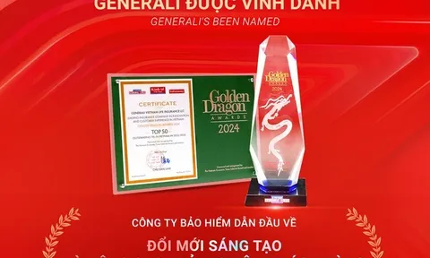 Generali Việt Nam dẫn đầu về đổi mới sáng tạo và trải nghiệm khách hàng tại Việt Nam