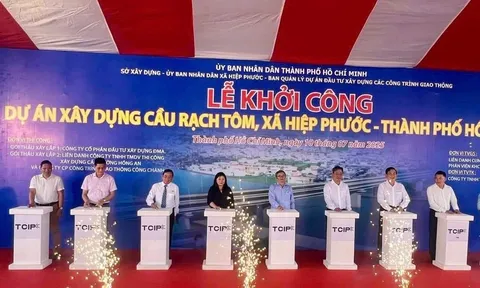 TPHCM: Khởi công dự án cầu Rạch Tôm, tổng vốn gần 500 tỷ đồng