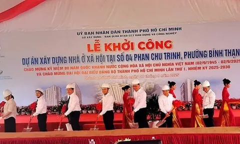 864 căn nhà ở xã hội cho các hộ dân bị ảnh hưởng bởi dự án rạch Xuyên Tâm chính thức được khởi công