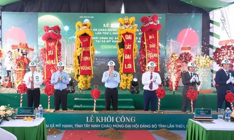 Tây Ninh: Khởi công Dự án Khu Nhà ở xã hội Mỹ Hạnh chào mừng Đại hội đảng bộ lần thứ nhất