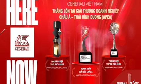 Generali Việt Nam lập “hat-trick” 03 giải thưởng tại Asia Pacific Enterprise Awards 2025