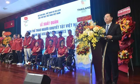 Đoàn Thể thao người khuyết tật Việt Nam xuất quân tham dự ASEAN Para Games 13