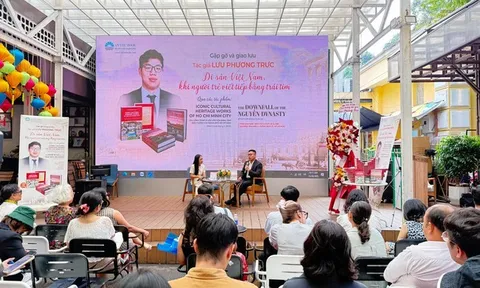 Tác giả trẻ Lưu Phương Trực giao lưu "Di sản Việt Nam – Khi người trẻ viết tiếp bằng trái tim" tại Đường sách TPHCM