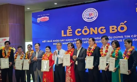 Công bố top hàng hóa, dịch vụ người tiêu dùng tin cậy năm 2025