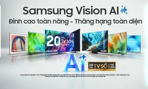 Samsung mở bán bộ sưu tập AI TV và loa lifestyle 2026 trên nền tảng online, ưu đãi độc quyền khi theo dõi livestream ngày 22/4