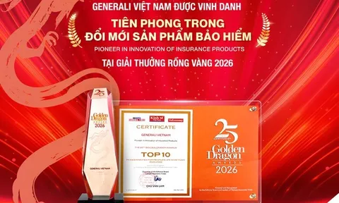 Generali Việt Nam khẳng định vị thế trong đổi mới sản phẩm bảo hiểm tại Giải thưởng Rồng Vàng 2026