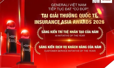 Generali nhận cú đúp giải thưởng về công nghệ và dịch vụ khách hàng tại Insurance Asia Awards 2026