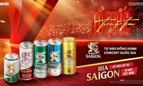 Bia Saigon đồng hành cùng “Concert Quốc Gia” Tổ Quốc Trong Tim 2026 trước thềm Quốc Khánh 2/9