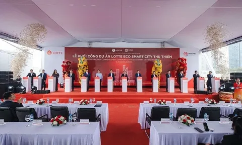 Lotte Eco Smart City Thu Thiem khởi công sau gần bốn tháng ký hợp tác đầu tư