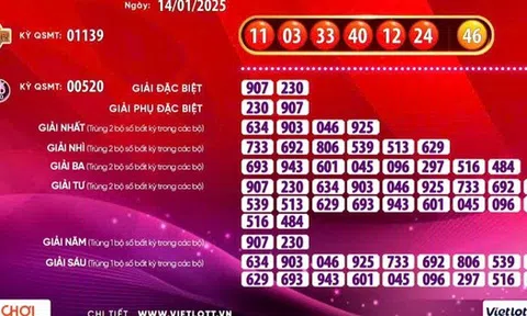 Vé số Vietlott “nổ” giải Jackpot 1 hơn 48,5 tỉ đồng