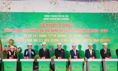 Khởi công xây dựng tuyến đường Tây Thăng Long, Hà Nội