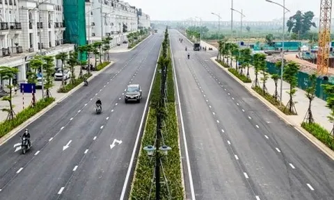 Toàn cảnh tuyến đường hơn 700 tỷ nối hai quận Hà Nội vừa được thông xe