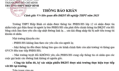 Cảnh báo khẩn về chiêu thức lừa đảo mới liên quan thi tốt nghiệp THPT