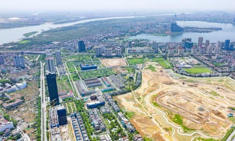 Công viên 65ha lớn bậc nhất Hà Nội đang thành hình