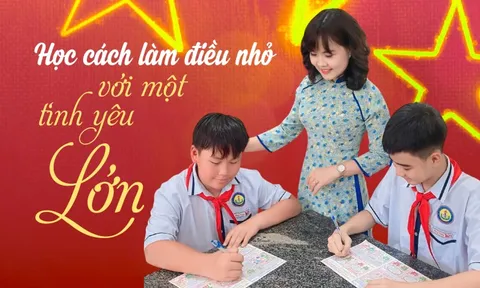 Học cách làm điều nhỏ với một tình yêu lớn