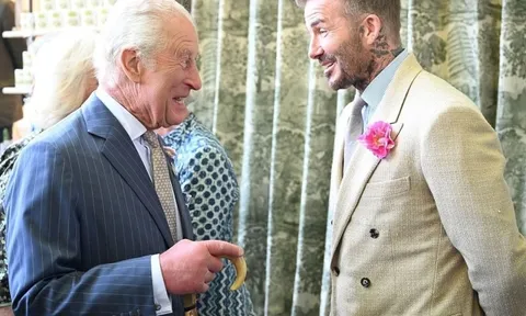 David Beckham hội ngộ Vua Charles III