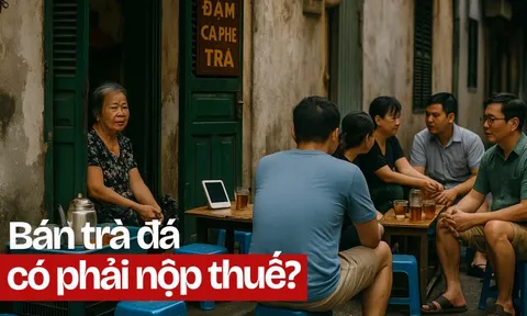 Cô bán trà đá đầu ngõ doanh thu mỗi ngày 300 nghìn có phải nộp thuế không? Nộp bao nhiêu mỗi tháng?