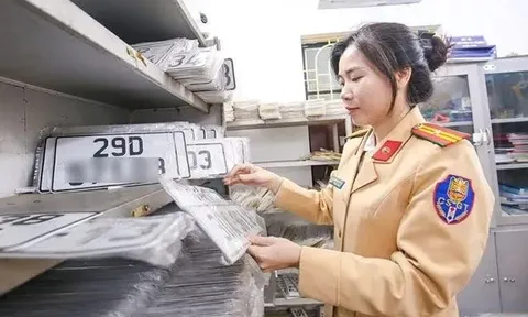 Cục Cảnh sát giao thông thông tin về cấp biển số xe sau sáp nhập tỉnh