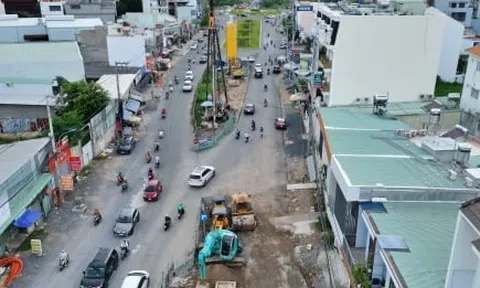 TP.HCM: Hơn 10 năm thi công, đường Lương Định Của chưa hẹn ngày về đích