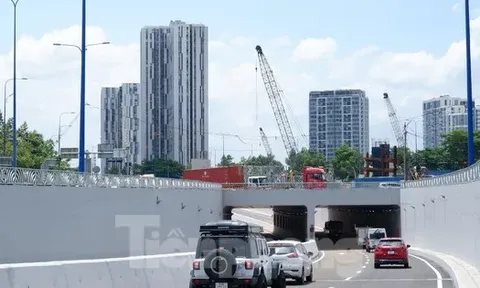 Thông xe hầm chui ở nút giao thông lớn nhất TPHCM