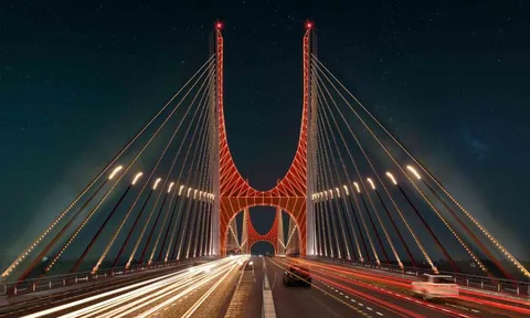 Đường vành đai 3,5 dài 43 km nối Hà Nội - Hưng Yên có hàng loạt diễn biến mới: Sắp khởi công cầu 12.000 tỷ, hoàn thiện đoạn 8 làn xe