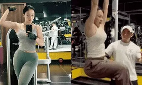 Angela Phương Trinh vai đô như lực sĩ nhưng vòng 2 bé tí, HLV Phạm Văn Mách hé lộ 2 bài tập giúp eo thon