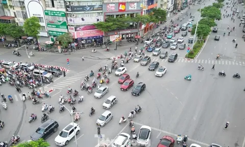 Cận cảnh các nút giao được xác định là 'cửa' kiểm soát xe máy xăng tại Hà Nội