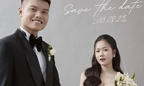 Ngôi sao U23 Việt Nam lên xe hoa với hotgirl ngân hàng, dàn tuyển thủ Duy Mạnh, Xuân Mạnh chúc mừng