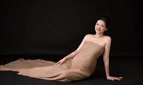 'Hoa khôi bóng chuyền' rạng rỡ trước ngày lâm bồn