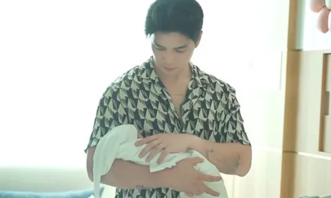Nam CEO Việt kiều bảnh bao, nhập hội bố bỉm với hình ảnh gây sốc