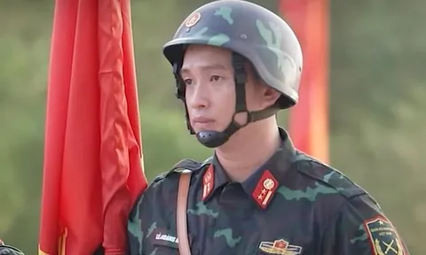 Thượng úy Lê Hoàng Hiệp xuất hiện gây sốt ở "Sao nhập ngũ"