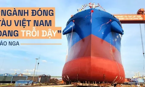 Siêu tàu 35 triệu USD "Made by Vietnam": Lớn nhất trong lịch sử, báo Nga ngợi khen