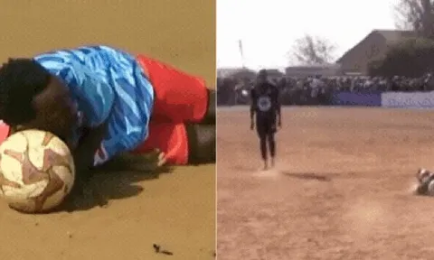 Độc lạ giải bóng đá vui nhất hành tinh: Trọng tài nhảy múa, cầu thủ thì ngủ giữa sân!