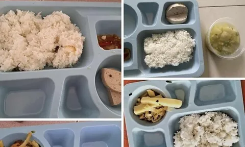 Cho thôi việc nữ hiệu trưởng trong vụ lùm xùm khay cơm giáo viên lèo tèo 2 miếng chả