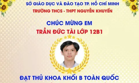 Thủ khoa khối B toàn quốc nói 'không' với luyện thi, học thêm...