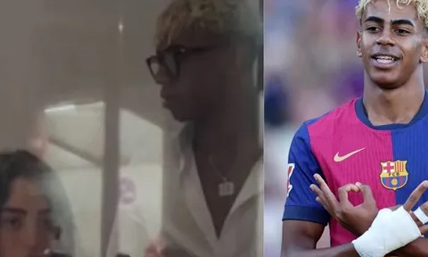Paparazzi tóm dính Lamine Yamal hẹn hò với nữ ca sĩ nổi tiếng trên phố, Barcelona lo thần đồng hư hỏng