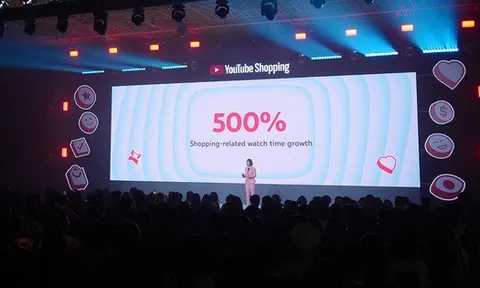 1 năm YouTube Shopping tại Việt Nam: Thời gian xem video mua sắm tăng 500%