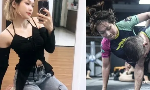 Cận cảnh buổi tập của cô gái văn phòng Hoàng Hằng dùng MMA hạ kẻ xăm trổ bắt nạt