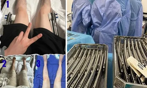 Những hình ảnh đáng sợ về thủ thuật kéo dài chân đang gây sốt toàn cầu