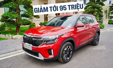 Kia Seltos "dọn kho" giảm giá tới 95 triệu đồng, giá bản giữa nay tiệm cận 'đàn em' Sonet