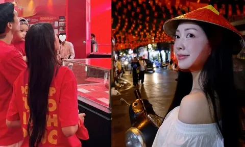 Doãn Hải My, Mai Hà Trang cùng hội hot WAGs diện đẹp, phủ đỏ trang cá nhân mừng A80: Yêu nước vô cùng!