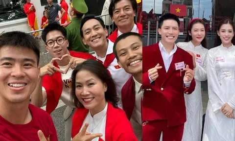 Ngắm dàn VĐV hot nhất Việt Nam Duy Mạnh, Quả bóng vàng Ngọc Châm tại Tổng duyệt Đại lễ 2/9